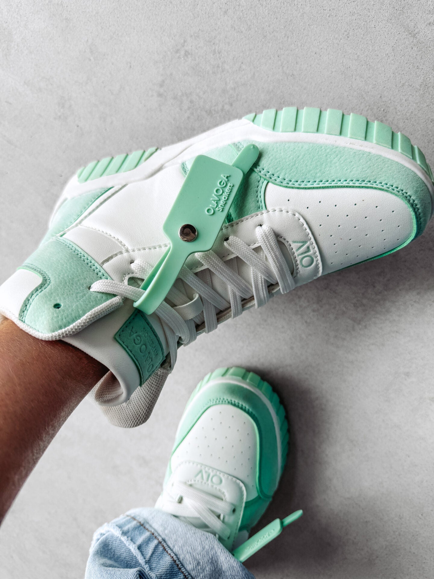 HYPERION SNEAKERS WHITE & GREEN