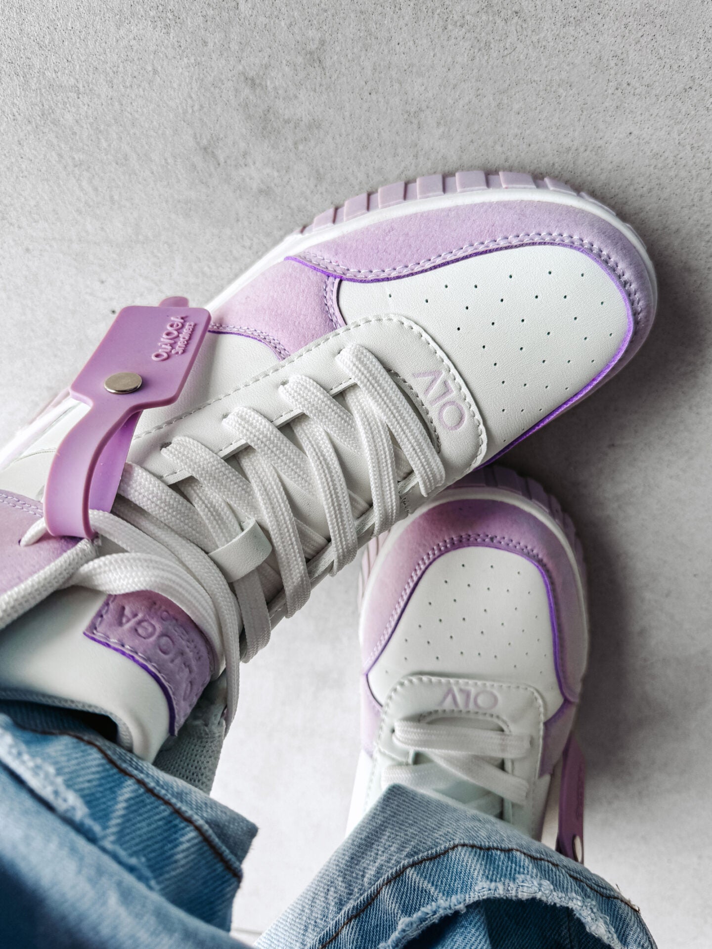 HYPERION SNEAKERS WHITE & PURPLE