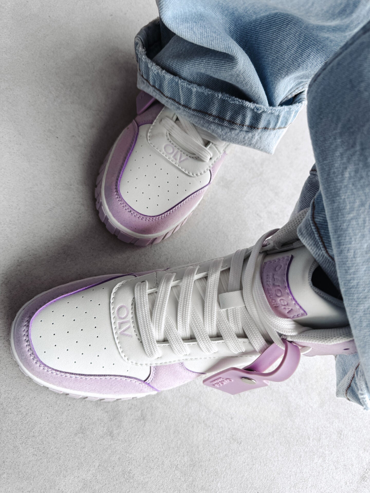 HYPERION SNEAKERS WHITE & PURPLE