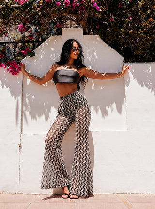OLAVOGA SORIO PANTS WITH ZIGZAGS