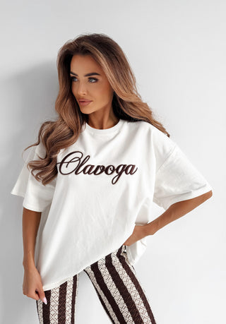 OLAVOGA AMYRAL ECRU T-SHIRT